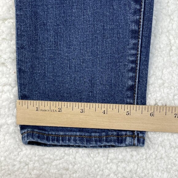 Kut from the Kloth Jeans Womens Sz 0 Blue Katy Boyfriend Straight Mid Rise 26x28 - Picture 9 of 13
